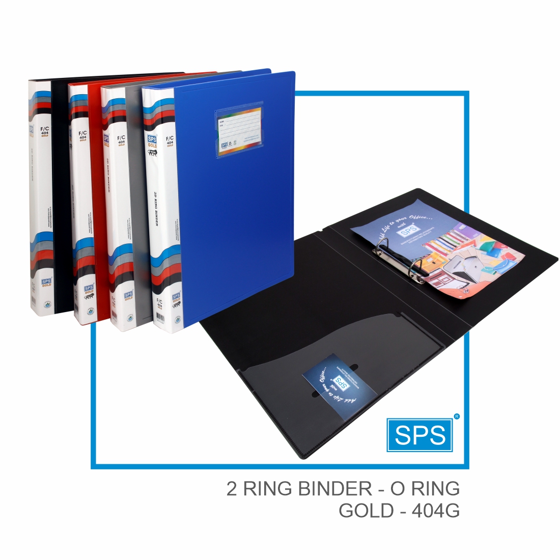 RING BINDER 404 GOLD